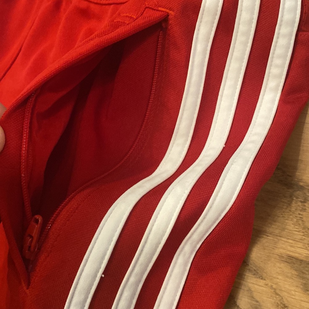 Red addidas joggers - Picture 6 of 6